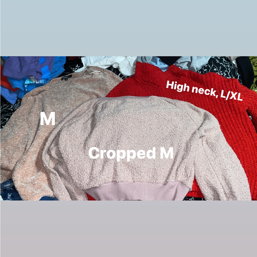 Fuzzy Sweater Lot